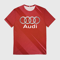 Мужская футболка Audi - абстракция