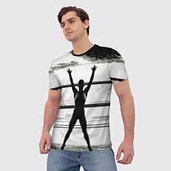 Футболка мужская Спортивная гимнастика и перекладины, цвет: 3D-принт — фото 2