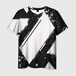 Футболка мужская Color black white, цвет: 3D-принт