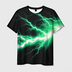 Мужская футболка Lightning green