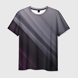 Мужская футболка Color black grey