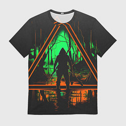 Футболка мужская Выживание в лесу, цвет: 3D-принт