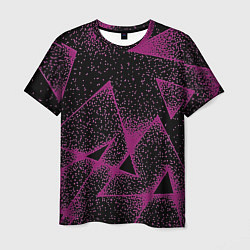 Мужская футболка The triangle is pink