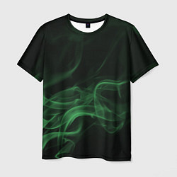 Мужская футболка Color smoke green