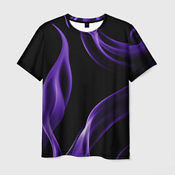 Мужская футболка Purple abstraction