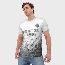 Футболка мужская Red Hot Chili Peppers - white gradient посередине, цвет: 3D-принт — фото 2