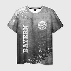 Футболка мужская Bayern - grey gradient вертикально, цвет: 3D-принт