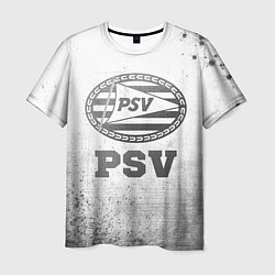 Футболка мужская PSV - white gradient, цвет: 3D-принт