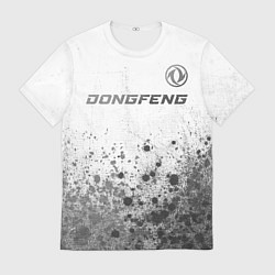 Мужская футболка Dongfeng - white gradient посередине