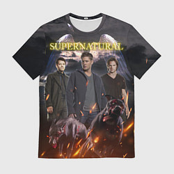 Мужская футболка Supernatural - true hunters