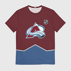 Футболка мужская Колорадо Эвеланш хоккей, цвет: 3D-принт