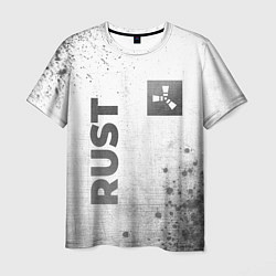 Футболка мужская Rust - white gradient вертикально, цвет: 3D-принт