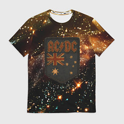 Мужская футболка ACDC в стиле нашивки