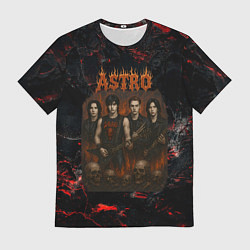 Футболка мужская Astro в стиле хэви-метал, цвет: 3D-принт