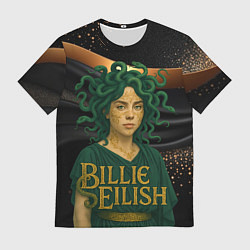 Мужская футболка Билли Айлиш в образе Гаргоны
