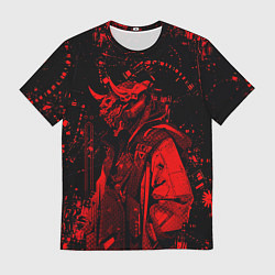 Футболка мужская Кибернетический Они, цвет: 3D-принт