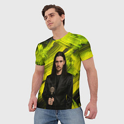 Футболка мужская Bones держит трость, цвет: 3D-принт — фото 2