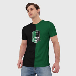 Футболка мужская Смолов - ФК Краснодар, цвет: 3D-принт — фото 2