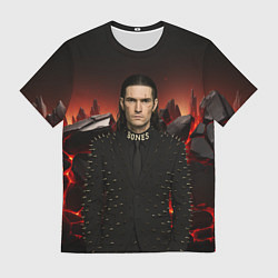 Мужская футболка Bones в пиджаке с шыпами