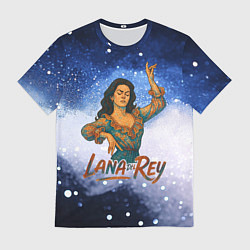 Мужская футболка Lana Del Rey танцует