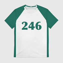 Футболка мужская Как в Игре в кальмара у игрока 246, цвет: 3D-принт