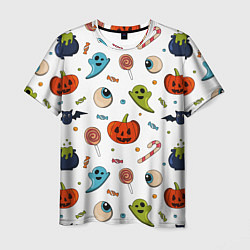 Мужская футболка Halloween pumpkin show