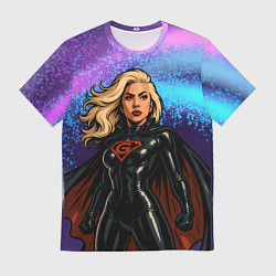 Футболка мужская Леди Гага в костюме супергероя, цвет: 3D-принт