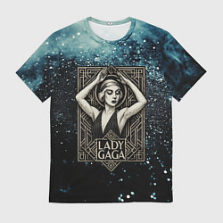 Мужская футболка Lady Gaga ретро