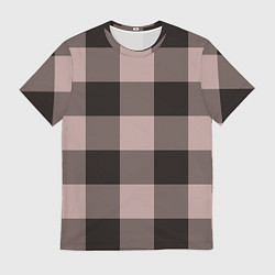 Футболка мужская Темная пыльная роза паттерн, цвет: 3D-принт