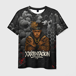 Футболка мужская XXXTentacion со скрещенными руками, цвет: 3D-принт