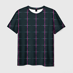 Футболка мужская Color black stripes, цвет: 3D-принт