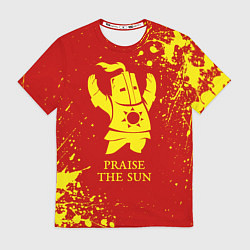 Футболка мужская Praise the sun - dark souls, цвет: 3D-принт