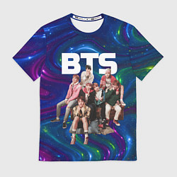 Мужская футболка BTS фотосессия на диване