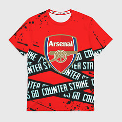Мужская футболка Arsenal x counter strike game