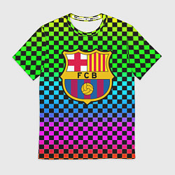 Мужская футболка Barcelona gradient neon