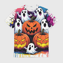 Футболка мужская Happy Halloween 25, цвет: 3D-принт