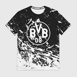 Мужская футболка Borussia белые краски