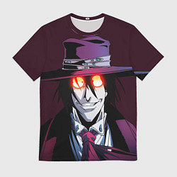 Футболка мужская Hellsing - Алукард, цвет: 3D-принт