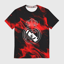 Мужская футболка Real Madrid красный огонь
