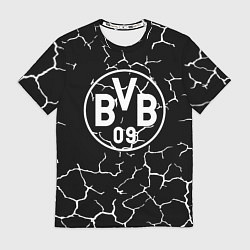 Мужская футболка Borussia черно белые