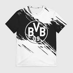 Мужская футболка Borussia черно белые полосы