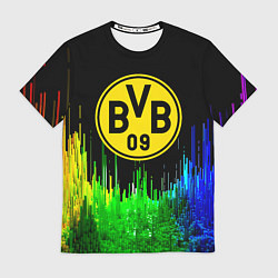 Футболка мужская Borussia градиент текстура, цвет: 3D-принт