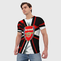 Футболка мужская Arsenal umbrella corp, цвет: 3D-принт — фото 2