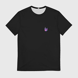 Мужская футболка Neon forest