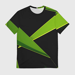 Мужская футболка Geometric neon