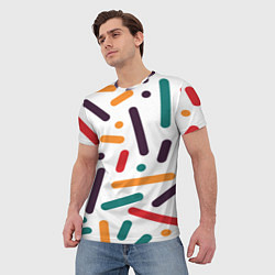 Футболка мужская Oval oil, цвет: 3D-принт — фото 2