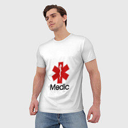 Футболка мужская Медик, цвет: 3D-принт — фото 2