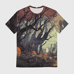 Мужская футболка Призрачный лес