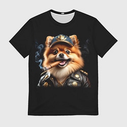 Мужская футболка Гламурный чау-чау