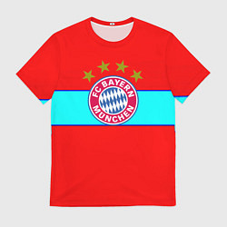 Мужская футболка Бавария Мюнхен полосы линии